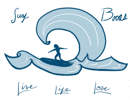 >¡Hola Olas! - Island Art by Yotigo 